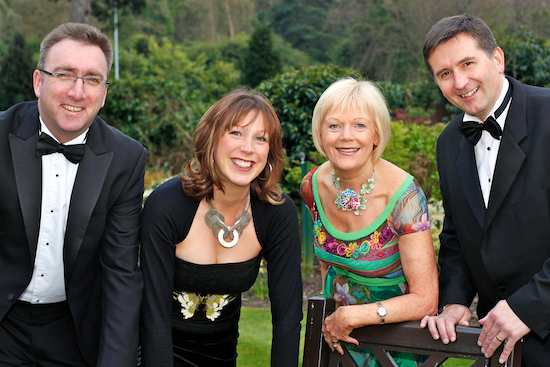 Relaxing at the Northern Ireland Grain Trade Association Annual Dinner in The Culloden were from left: Garth Boyd, Immediate Past President, NIGTA; Claudine Heron, Vice President, NIGTA; Doris Leeman, Secretary, NIGTA and Declan Billington, President, NIGTA.