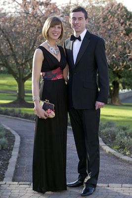 Claudine Heron, President Northern Ireland Grain Trade Association and her husband Robert at the NIGTA Annual Dinner in the Culloden.