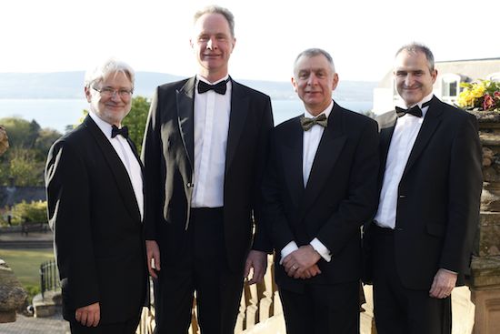 Guests at the NI Grain Trade Annual Dinner included from left: Gerry Lavery, Permanant Secretary, DARD; Owen Brennan, President, NIGTA; Robin Irvine, Past President, NIGTA and David Small, Deputy Secretary, DARD.