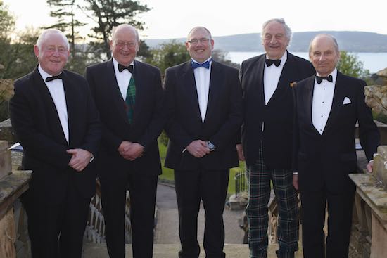 NIGTA President with the four new Honorary Members.